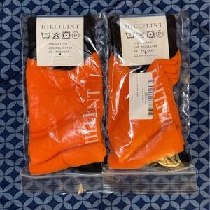 Men's Orange Socks